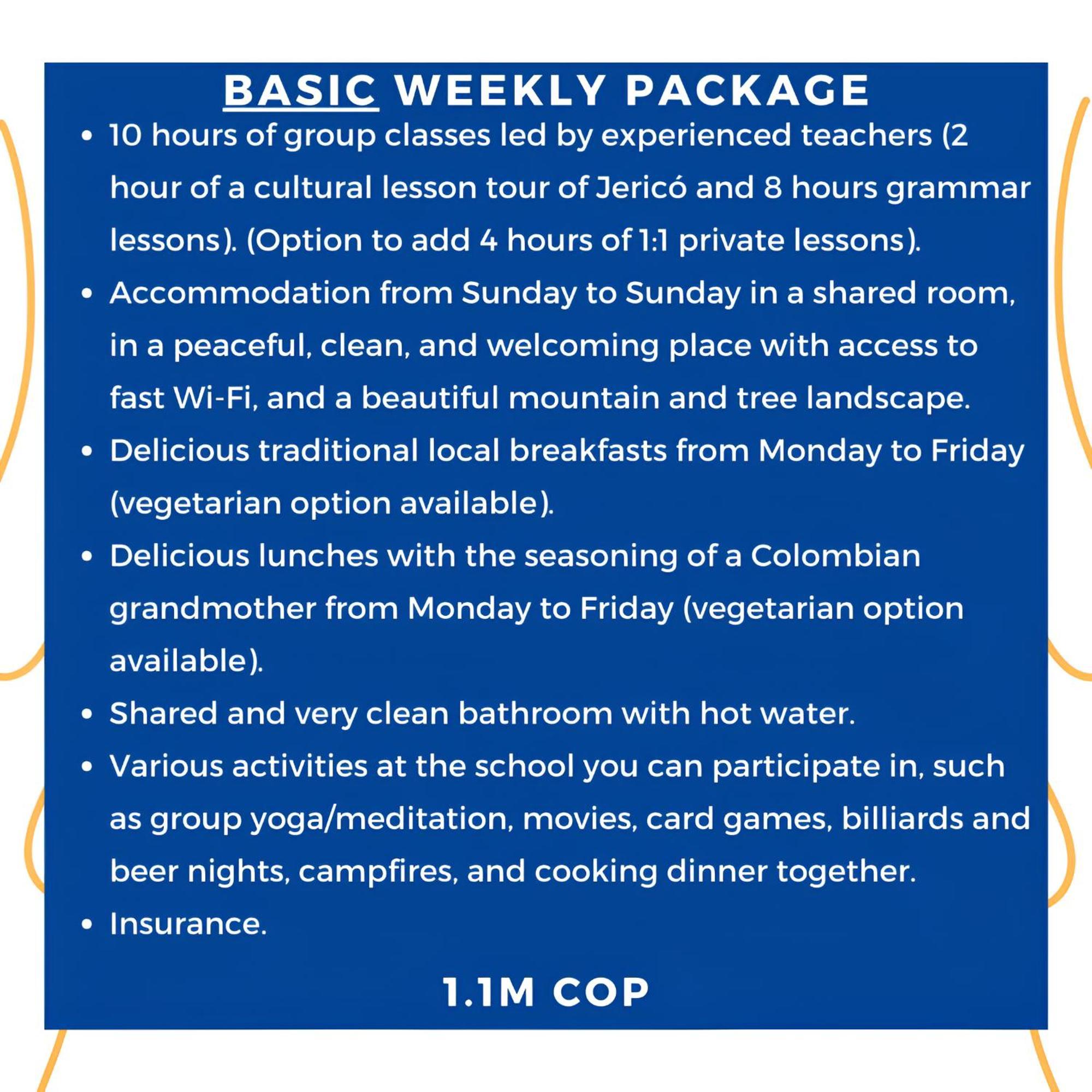 Spanglish Colombia Hotell Jericoc  Exteriör bild